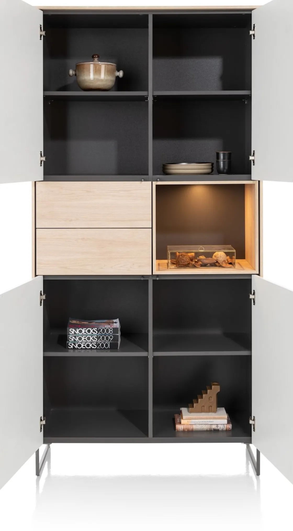 XOOON LINDFIELD bergkast 100 cm - eiken look^ Bergkasten