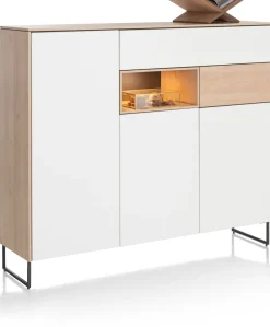 XOOON LINDFIELD dressette 160 cm - eiken look^ Bergkasten