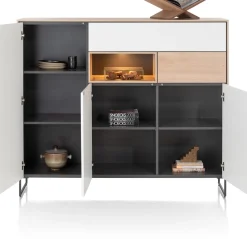 XOOON LINDFIELD dressette 160 cm - eiken look^ Bergkasten