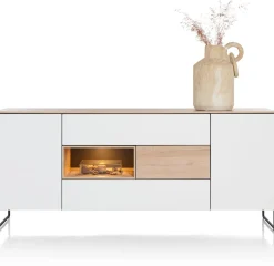 XOOON LINDFIELD dressoir 200 cm - eiken look^ Dressoirs
