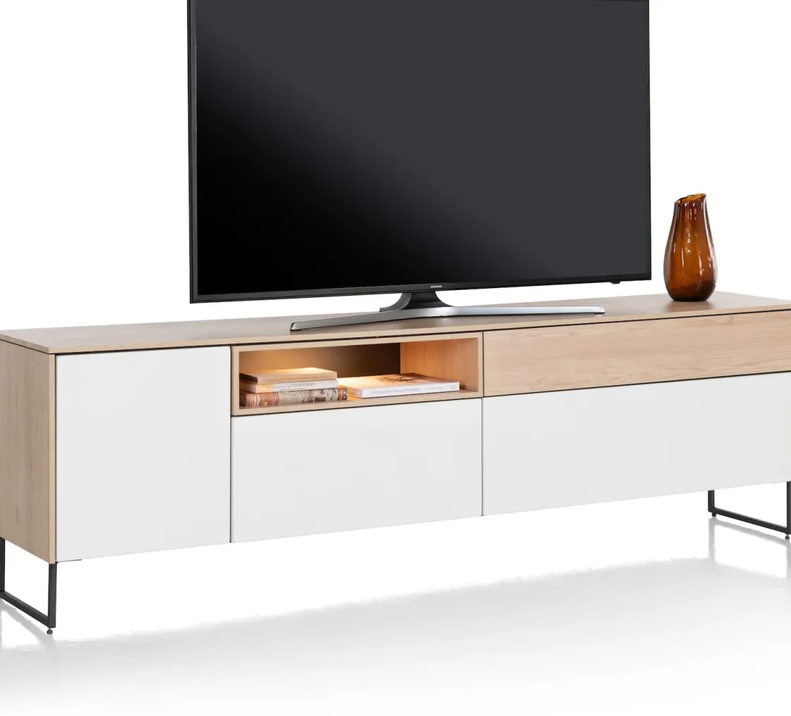 XOOON LINDFIELD lowboard 200 cm - eiken look^ Tv-Meubelen|Dressoirs