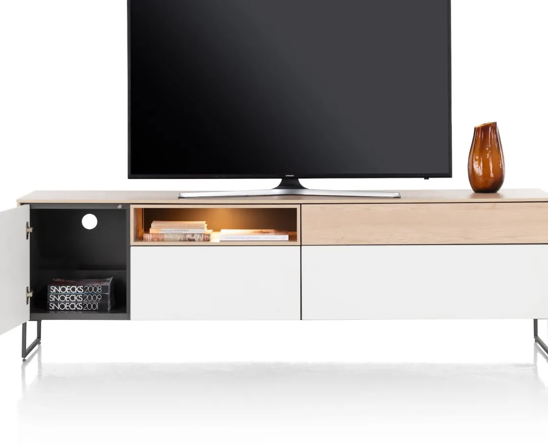 XOOON LINDFIELD lowboard 200 cm - eiken look^ Tv-Meubelen|Dressoirs