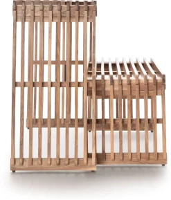 XOOON Lino bankje (96cm) in kleur Naturel van COCOmaison^ Woonaccessoires|Poef/Hockers