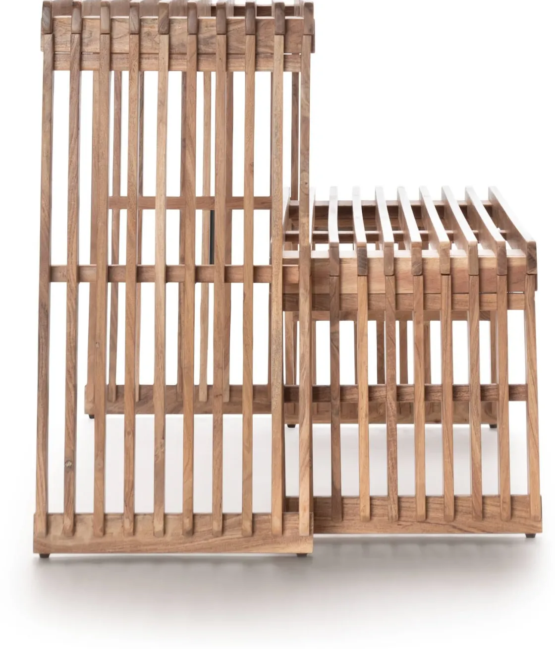 XOOON Lino bankje (96cm) in kleur Naturel van COCOmaison^ Woonaccessoires|Poef/Hockers
