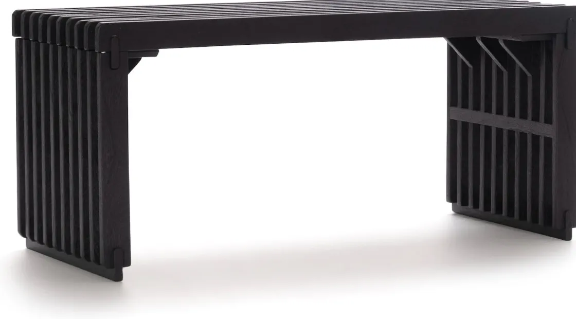XOOON Lino bankje (96cm) in kleur Zwart van COCOmaison^ Poef/Hockers|Woonaccessoires