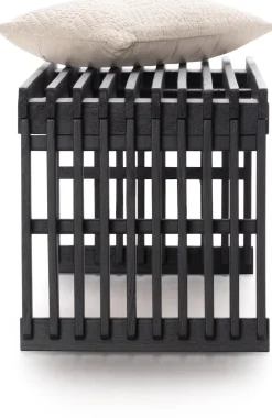 XOOON Lino bankje (96cm) in kleur Zwart van COCOmaison^ Poef/Hockers|Woonaccessoires