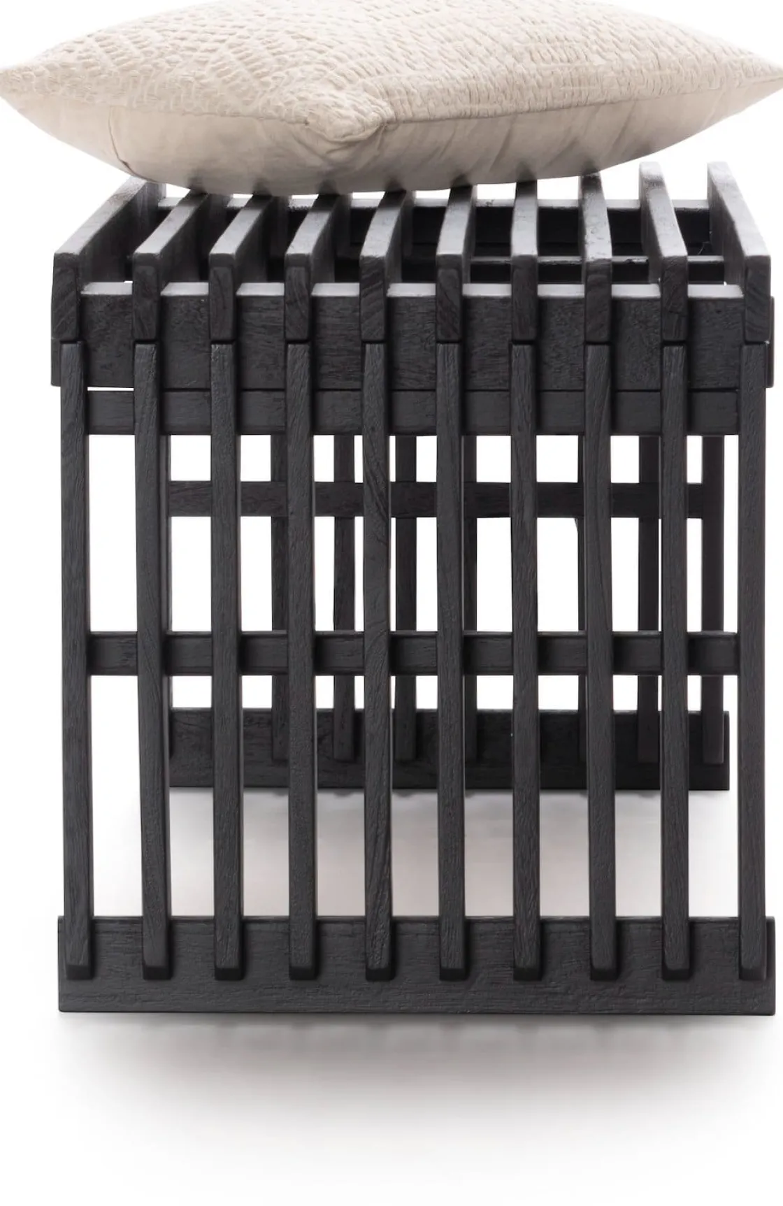 XOOON Lino bankje (96cm) in kleur Zwart van COCOmaison^ Poef/Hockers|Woonaccessoires