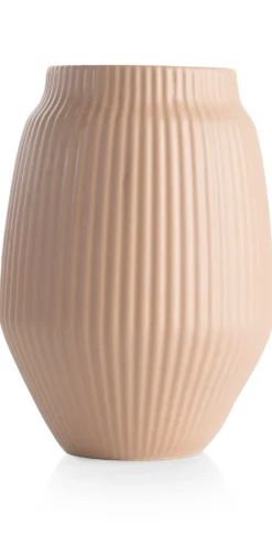 XOOON Liv vaas H28cm in de kleur Beige - COCOmaison^ Woonaccessoires