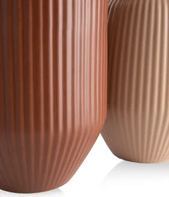 XOOON Liv vaas H28cm in de kleur Beige - COCOmaison^ Woonaccessoires