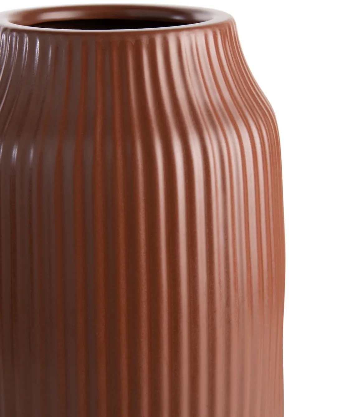 XOOON Liv vaas H44cm in de kleur Terra Cotta - COCOmaison^ Woonaccessoires