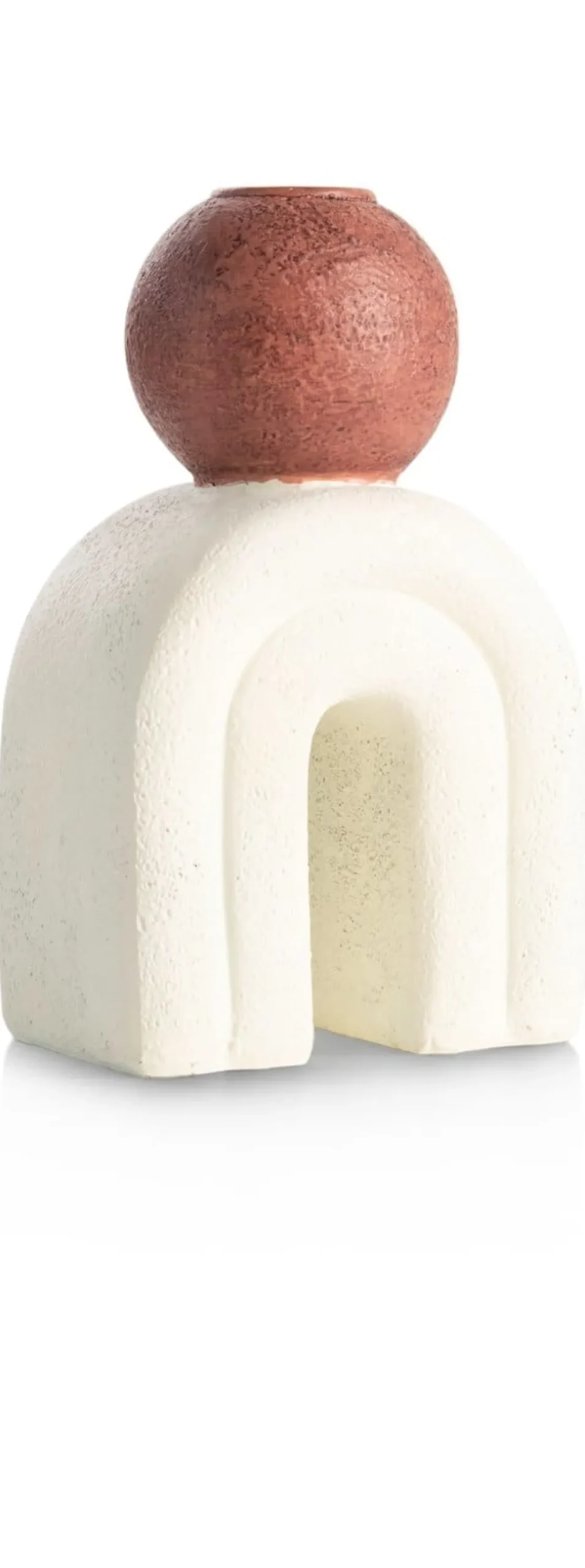 XOOON Lot kandelaar H15,5cm in de kleur Crème - COCOmaison^ Woonaccessoires