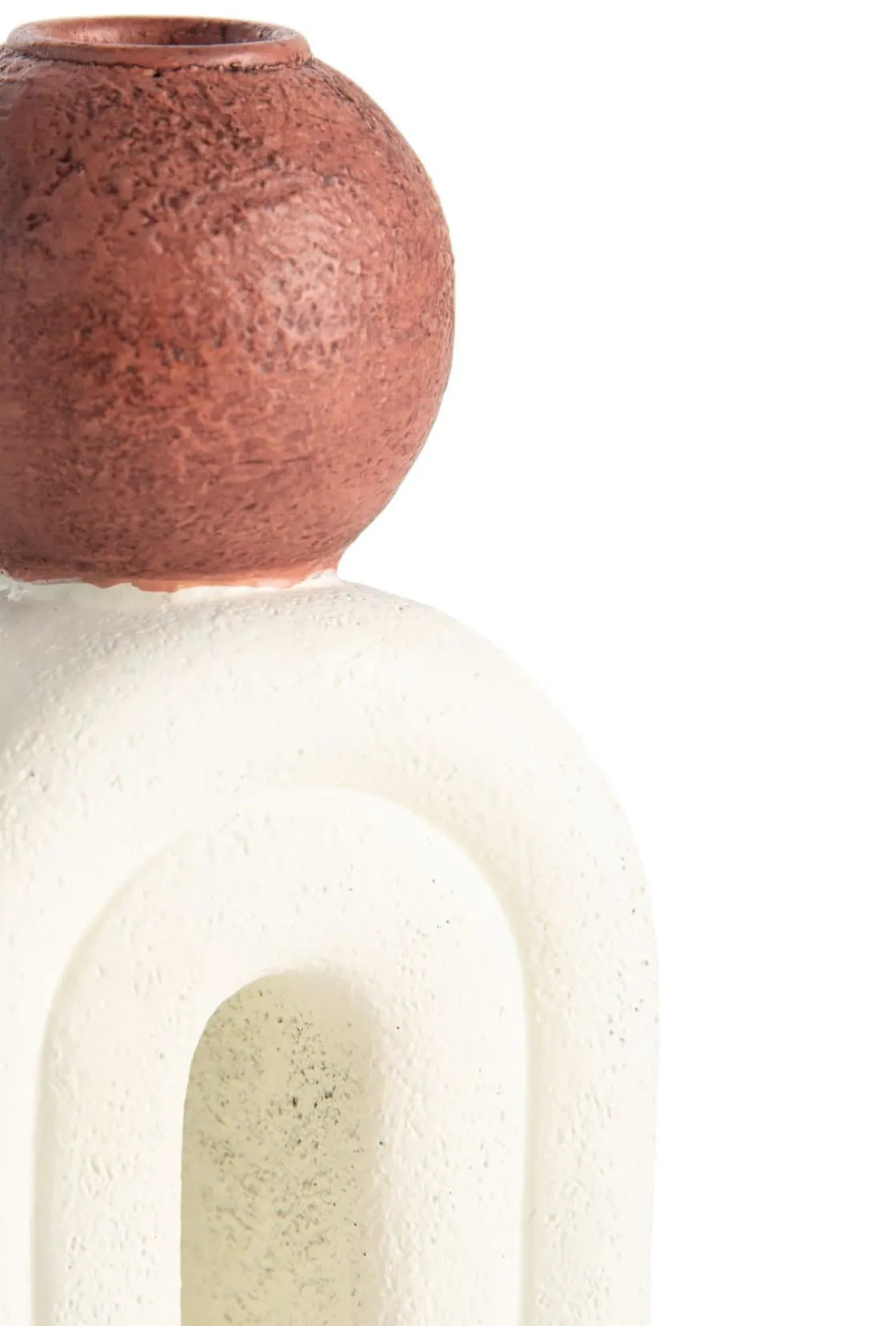 XOOON Lot kandelaar H15,5cm in de kleur Crème - COCOmaison^ Woonaccessoires