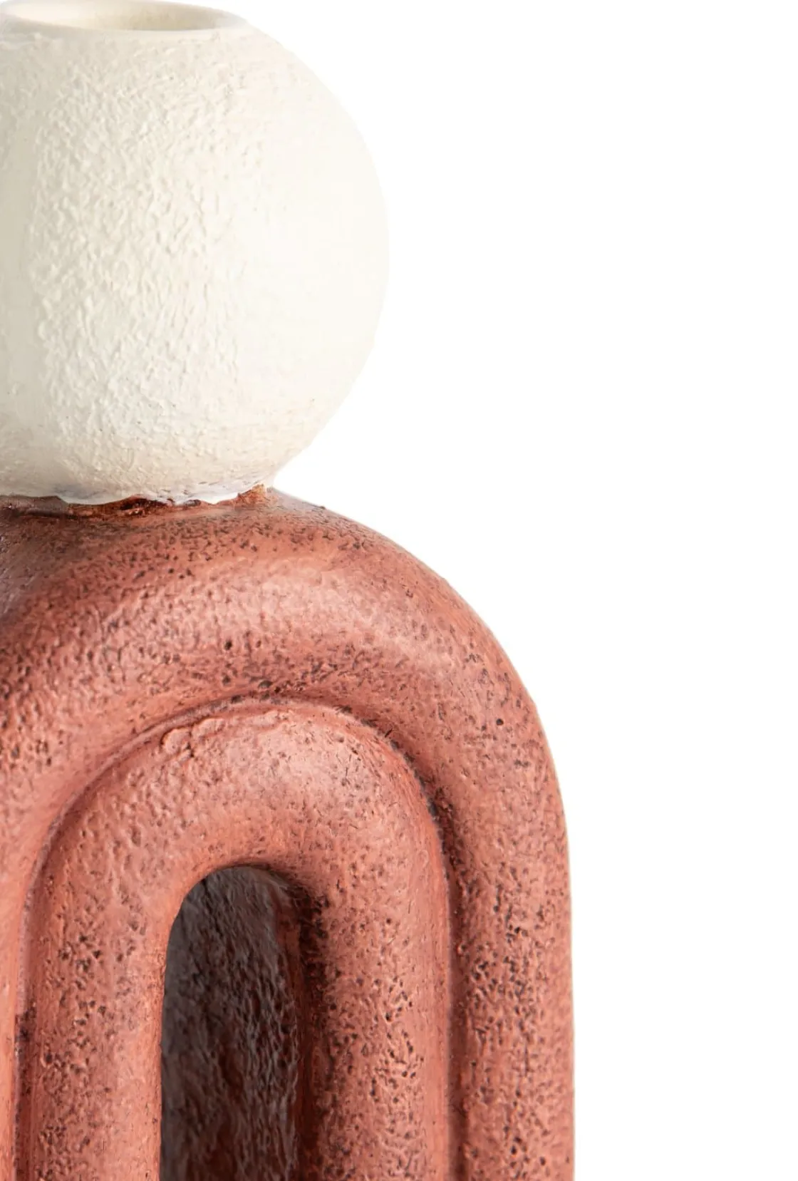 XOOON Lot kandelaar H15,5cm in de kleur Bruin - COCOmaison^ Woonaccessoires