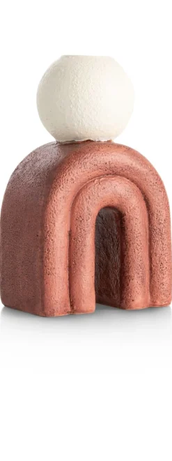 XOOON Lot kandelaar H15,5cm in de kleur Bruin - COCOmaison^ Woonaccessoires
