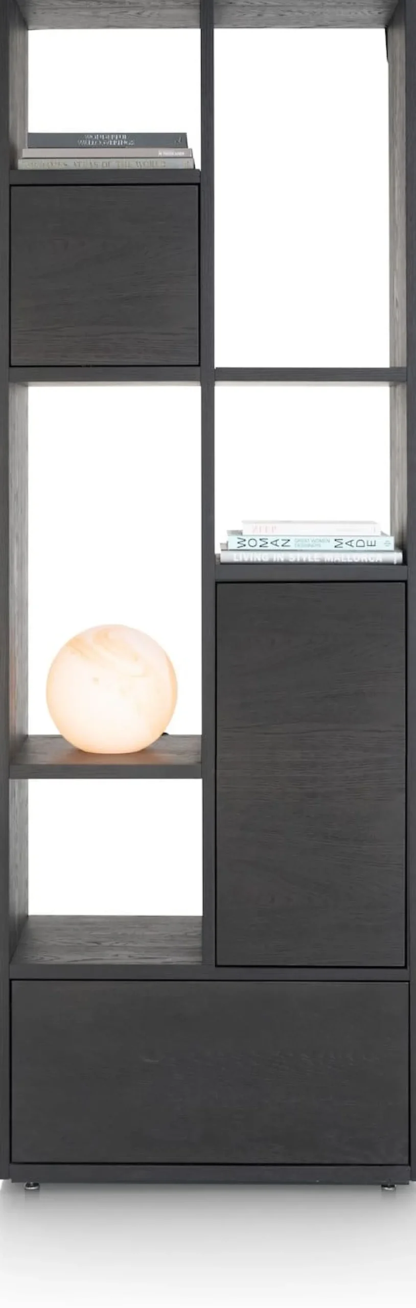 XOOON LUGANA roomdivider 76 cm - marmerlook^ Roomdivider|Boekenkasten