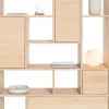 XOOON LUGANA roomdivider 150 cm - naturel eiken^ Bergkasten|Boekenkasten