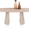 XOOON Lund, eetkamertafel ovaal 240 x 120 cm. - stone-skin - cone poot - Desert^ Tafelconfigurator|Eettafels