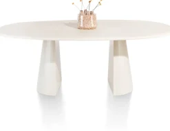 XOOON LUND eetkamertafel ovaal (210x120cm) cone poot -^ Tafelconfigurator|Eettafels