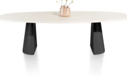 XOOON LUND eetkamertafel ovaal 270 x 120 cm. cone poot -^ Tafelconfigurator|Eettafels