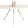 XOOON LUND eetkamertafel ovaal (270x120cm) centrale poot lang -^ Tafelconfigurator|Eettafels