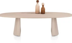 XOOON Lund, eetkamertafel ovaal 270 x 120 cm. - stone-skin - cone poot - Desert^ Tafelconfigurator|Eettafels
