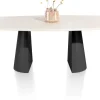 XOOON LUND eetkamertafel ovaal 240 x 120 cm. cone poot -^ Tafelconfigurator|Eettafels