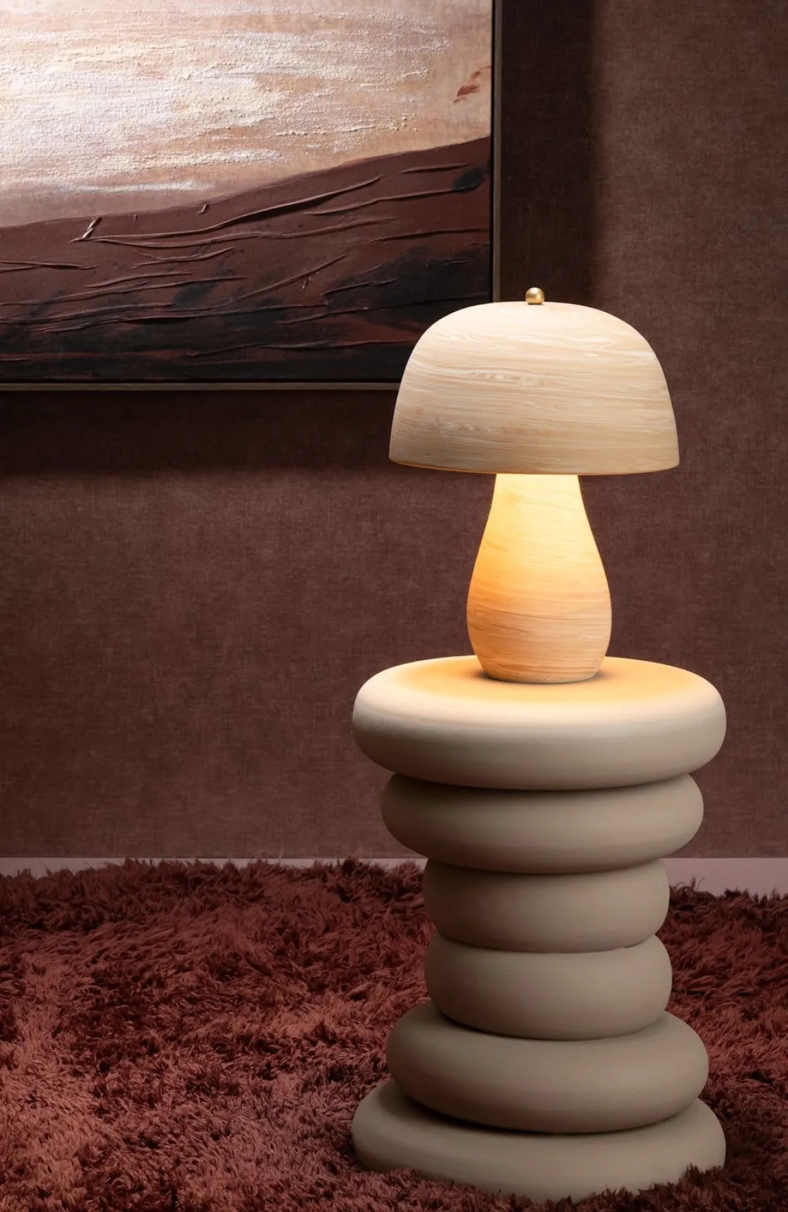 XOOON Mae bijzettafel H50cm in kleur Crème shop je bij COCOmaison^ Woonaccessoires|Bijzettafels