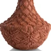 XOOON Maeve vaas H33cm in de kleur Terra Cotta - COCOmaison^ Woonaccessoires