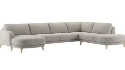 XOOON Manciano, Longchair links 170 cm - 2,5 zits zonder armen - ottomane groot rechts^ Manciano