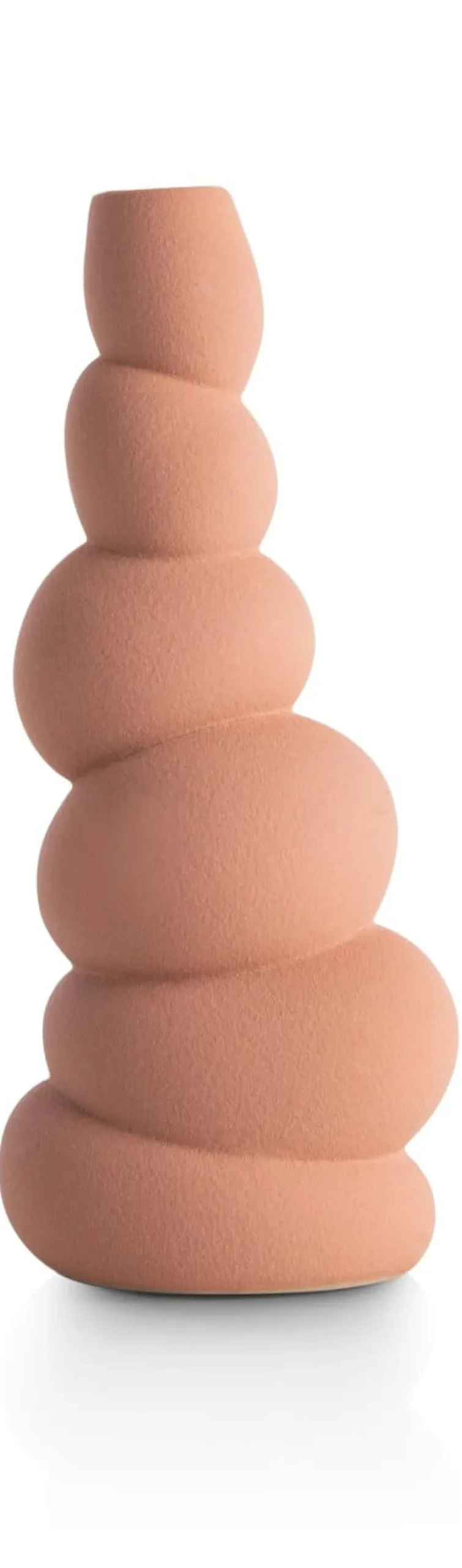 XOOON Maria kandelaar H23,5cm in de kleur Terra Cotta - COCOmaison^ Woonaccessoires