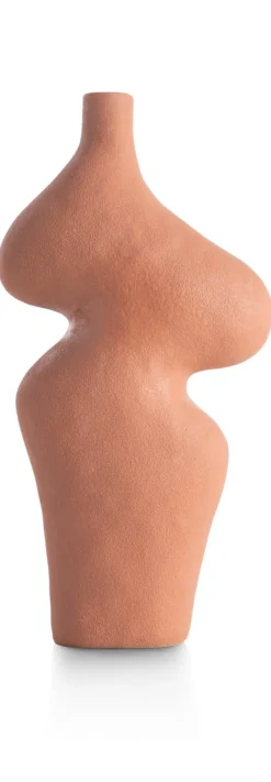 XOOON Maria vaas H30,5cm in de kleur Terra Cotta - COCOmaison^ Woonaccessoires