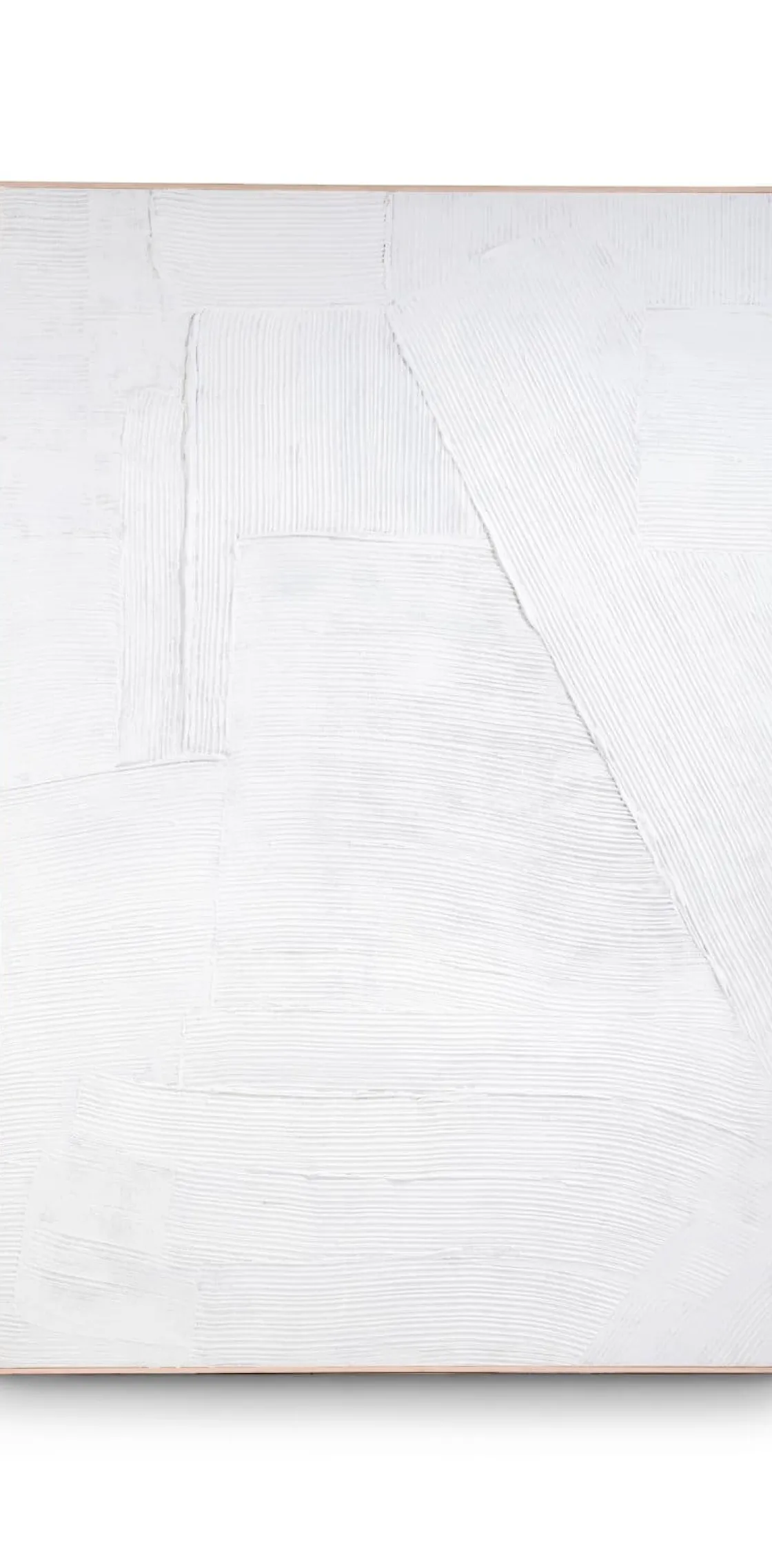 XOOON Master Strokes schilderij wit canvas 120x180cm - COCOmaison^ Wanddecoraties|Woonaccessoires