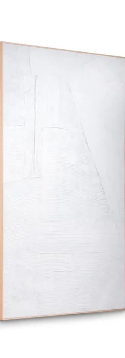 XOOON Master Strokes schilderij wit canvas 120x180cm - COCOmaison^ Wanddecoraties|Woonaccessoires