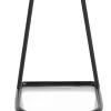 XOOON Masura laptoptafel met zwart metalen poot 55x48cm^ Tafelconfigurator|Bijzettafels