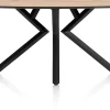 XOOON Masura ovale bartafel met zwarte metalen poot 200x105cm^ Bartafels|Tafelconfigurator