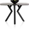 XOOON Masura ovale bartafel met zwarte metalen poot 150x105cm^ Tafelconfigurator|Bartafels