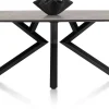 XOOON Masura ovale eettafel met zwarte metalen poot 240x110cm^ Tafelconfigurator|Eettafels