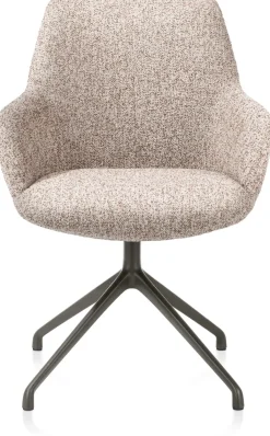 XOOON Mats armleuningstoel - draaibaar in de kleur Koper -^ Armstoelen