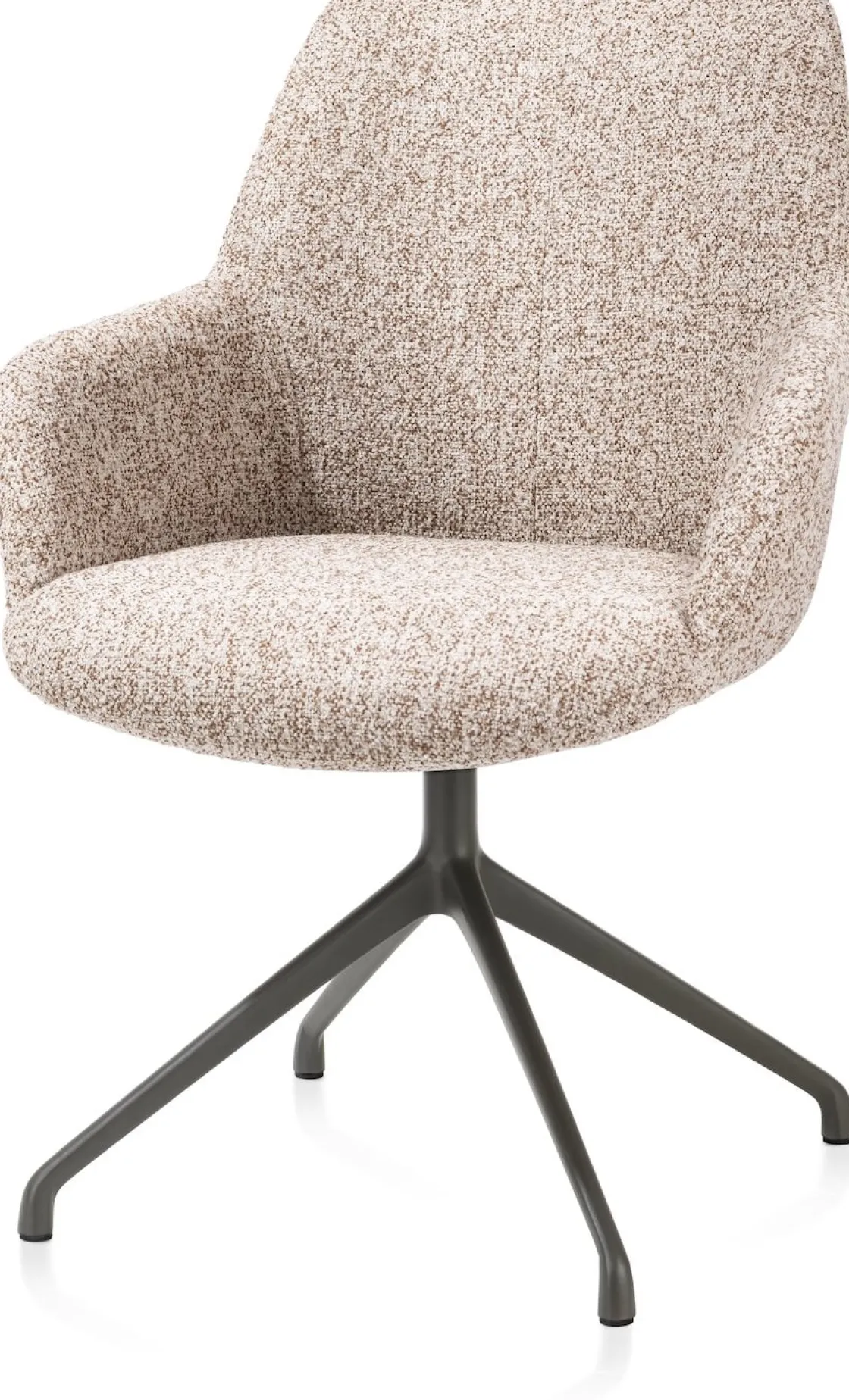 XOOON Mats armleuningstoel - draaibaar in de kleur Koper -^ Armstoelen