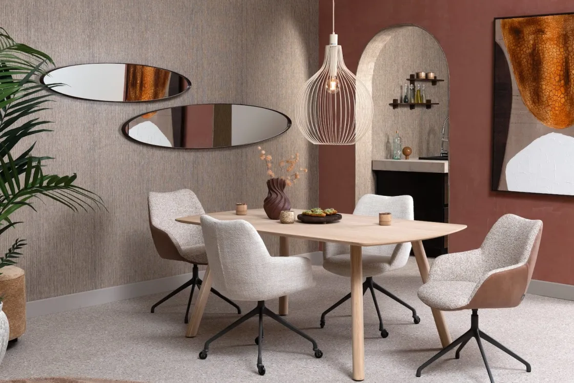 XOOON Mats armleuningstoel in de kleur Crème -^ Armstoelen