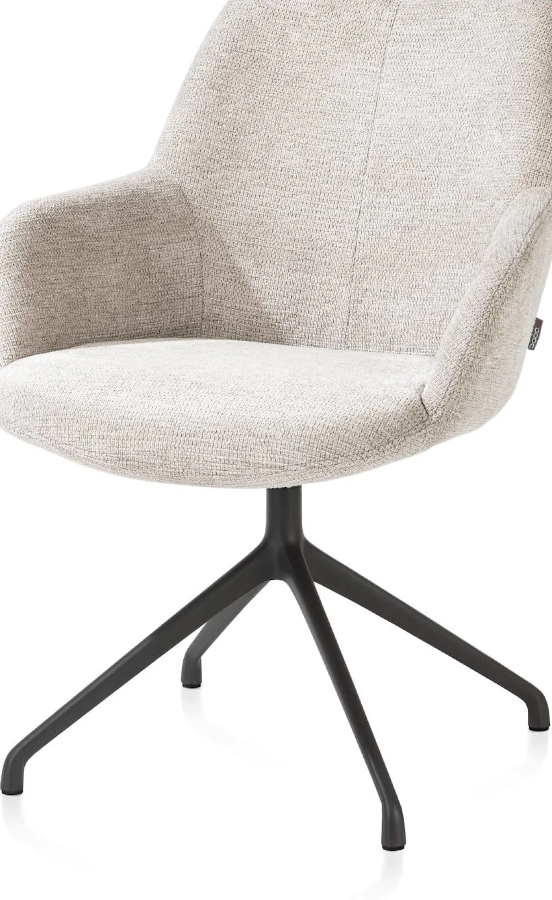 XOOON Mats, armstoel - aluminium frame 4-poots - draaibaar - selected choices^ Armstoelen