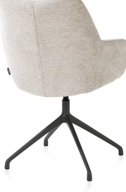 XOOON Mats, armstoel - aluminium frame 4-poots - draaibaar - selected choices^ Armstoelen