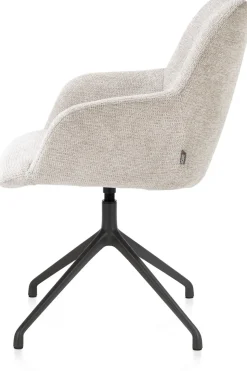 XOOON Mats, armstoel - aluminium frame 4-poots - draaibaar - selected choices^ Armstoelen