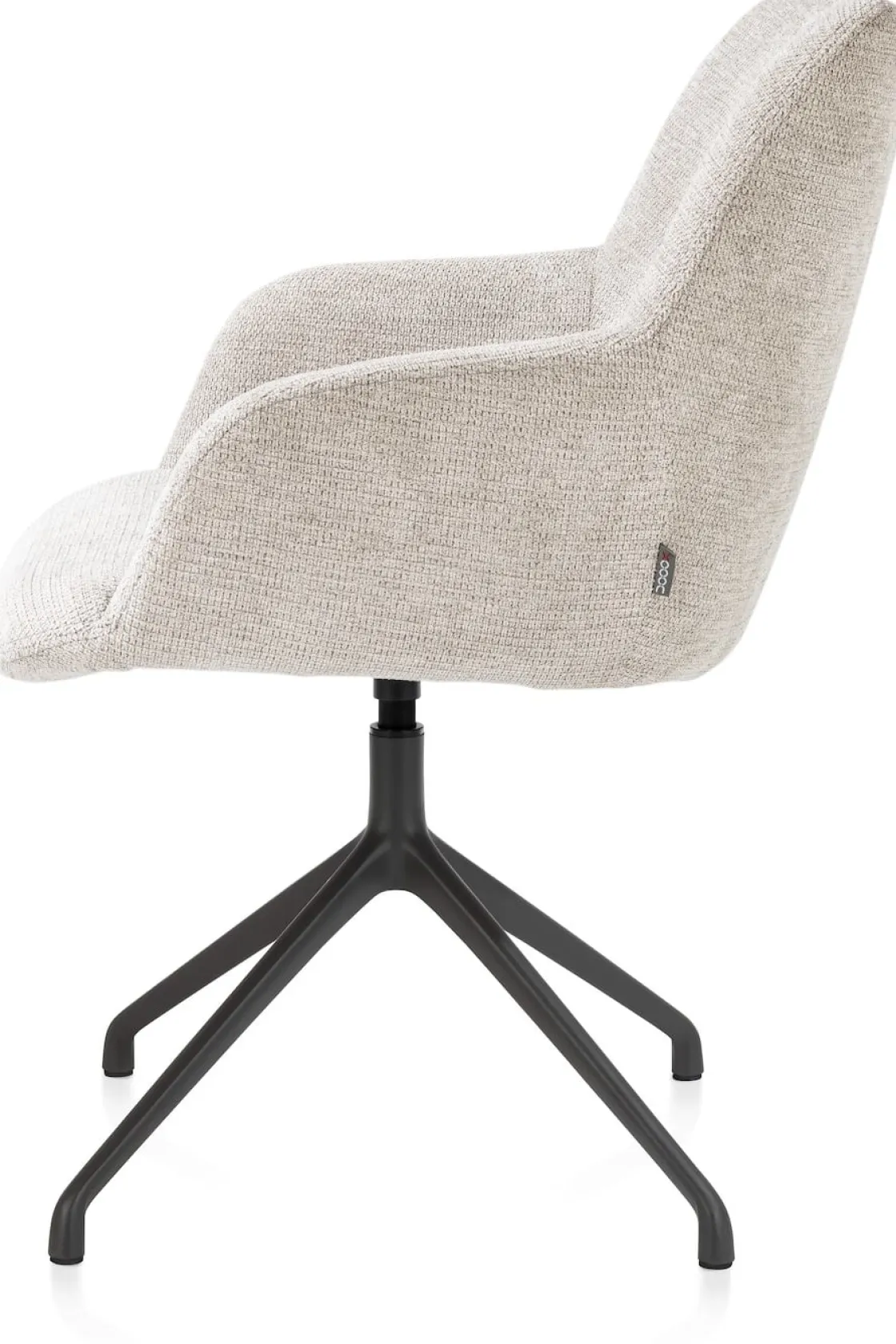 XOOON Mats, armstoel - aluminium frame 4-poots - draaibaar - selected choices^ Armstoelen