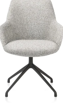 XOOON Mats, armstoel - aluminium frame 4-poots - draaibaar - selected choices^ Armstoelen