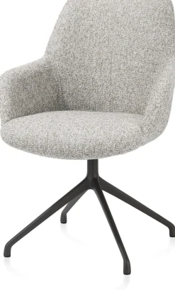 XOOON Mats, armstoel - aluminium frame 4-poots - draaibaar - selected choices^ Armstoelen