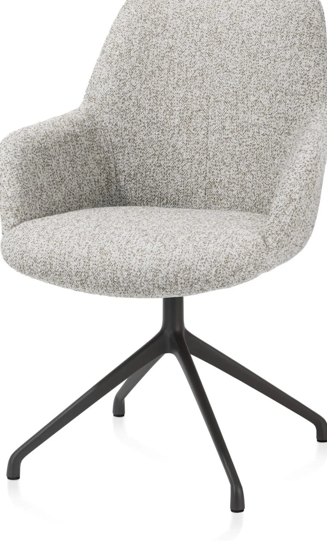 XOOON Mats, armstoel - aluminium frame 4-poots - draaibaar - selected choices^ Armstoelen