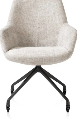 XOOON Mats, armstoel aluminium frame + wielen - selected choices^ Armstoelen