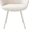 XOOON Mats, armstoel 4-poots - creme - stof Luton - Creme^ Armstoelen