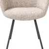XOOON Mats, armstoel 4-poots - grafiet - stof Luton - koper^ Armstoelen